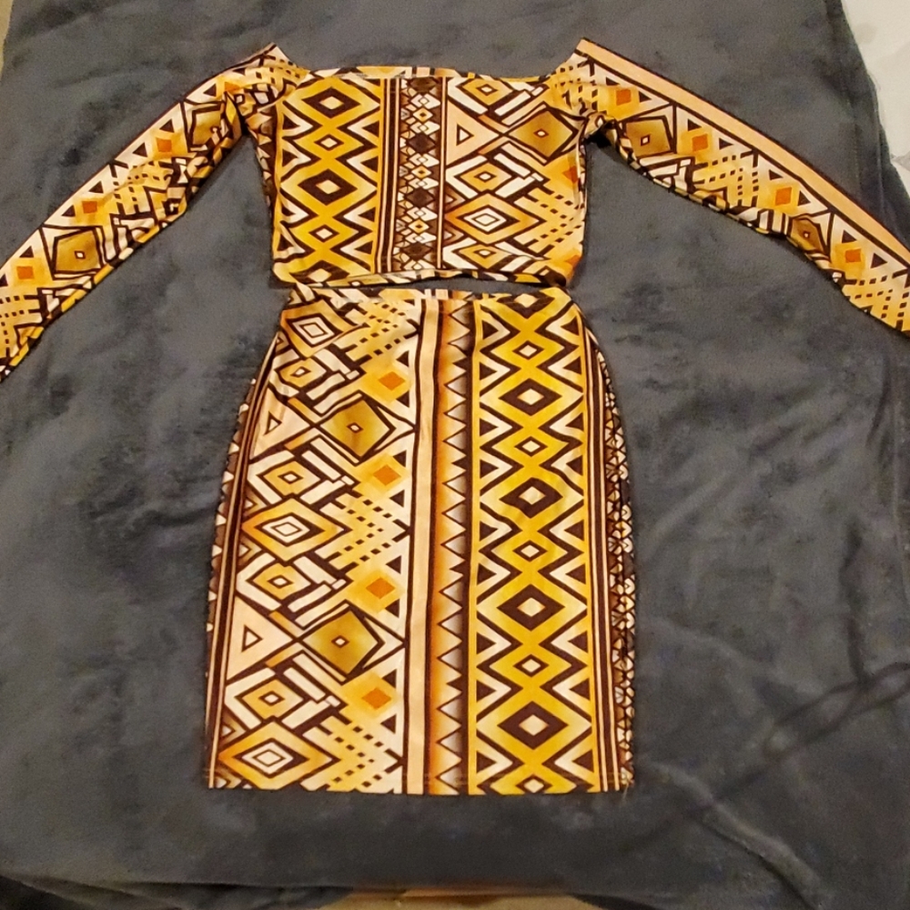 2 piece Off-shoulder Set